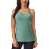 Women’s Yoga Tank Tops with Built in Shelf Bra Tank Tops