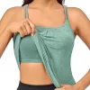 Women’s Yoga Tank Tops with Built in Shelf Bra Tank Tops