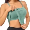 Women’s Yoga Tank Tops with Built in Shelf Bra Tank Tops