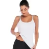 CozyActive Custom Yoga Tank Tops for Women - Built in Shelf Bra Strappy Back Activewear Workout Compression Tops