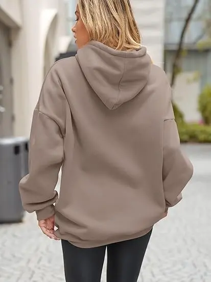 Custom Women's Oversized Hoodies - Sweatshirts Fleece Hooded Pullover Tops Sweaters Casual Comfy Fall Fashion Outfits Clothes - Hoodie Supplier