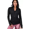 Custom Women's Sports Jacket - Women’s Lightweight - Full Zip Running Track Jacket