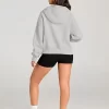 Custom Sweatshirts - Half Zip Sweatshirts Cropped Hoodies Fleeces Women's Quarter Zip Pullovers