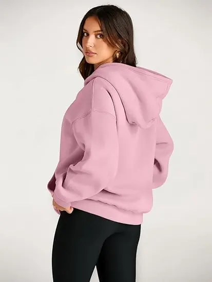 CozyActive Hoodies Manufacturer - Womens Oversized Hoodies Fleece Sweatshirts Long Sleeve Sweaters Pullover Fall Clothes with Pocket