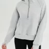 Custom Sweatshirts - Half Zip Sweatshirts Cropped Hoodies Fleeces Women's Quarter Zip Pullovers