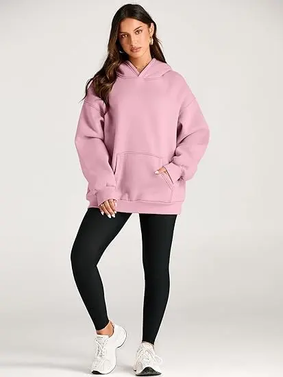 CozyActive Hoodies Manufacturer - Womens Oversized Hoodies Fleece Sweatshirts Long Sleeve Sweaters Pullover Fall Clothes with Pocket