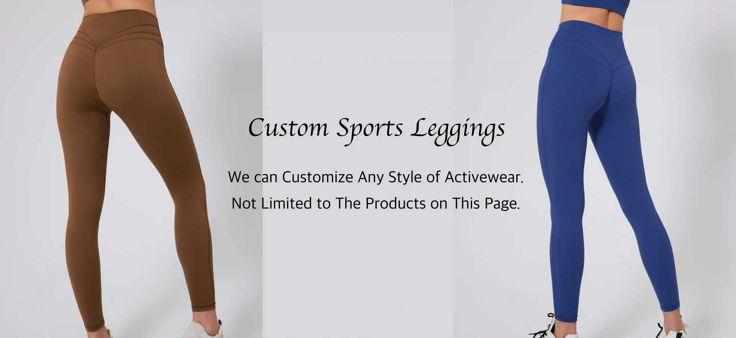 Custom sports yoga leggings by CozyActive, designed for optimal comfort and flexibility during yoga sessions.