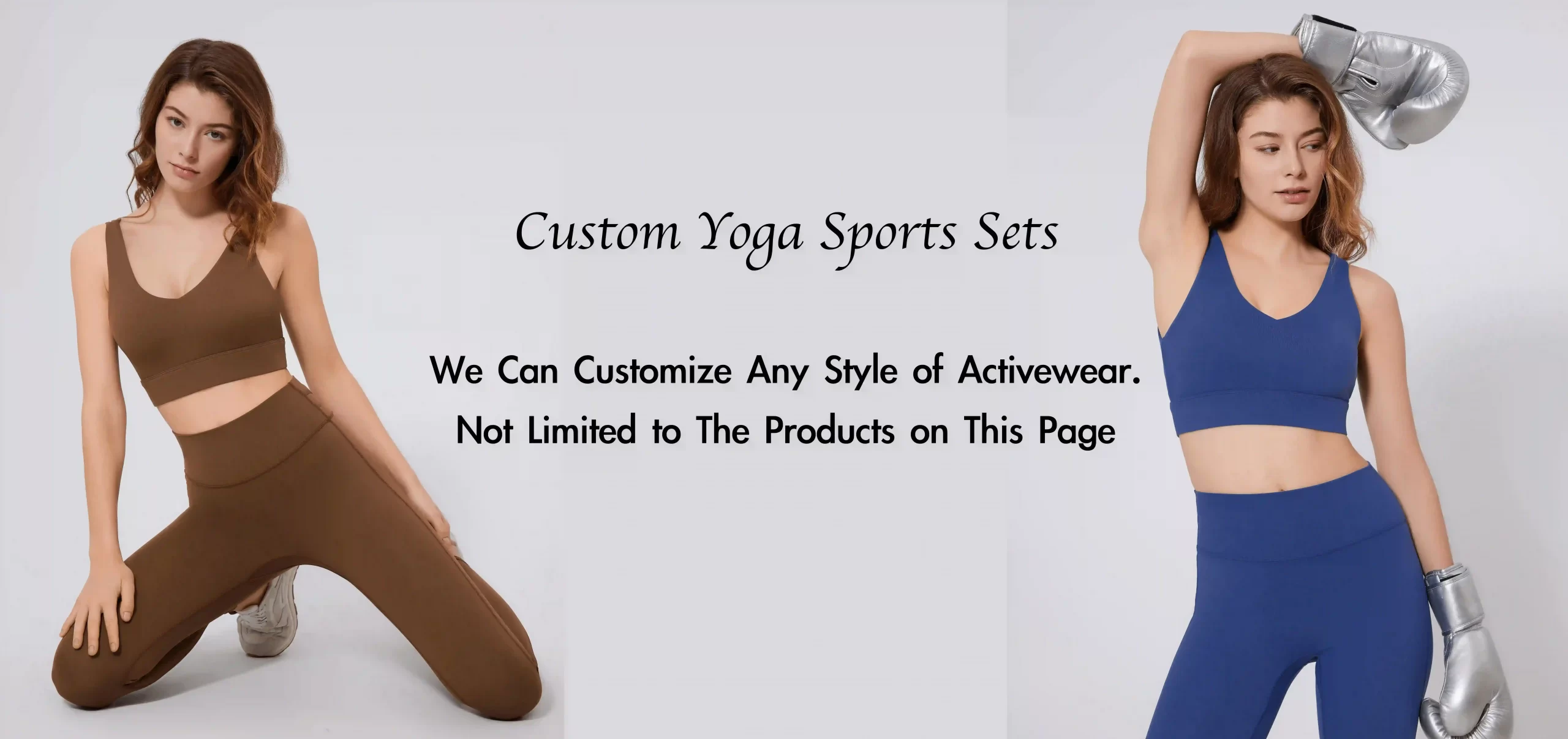 Custom yoga sets and activewear sets by CozyActive, designed for optimal comfort and flexibility during yoga sessions.