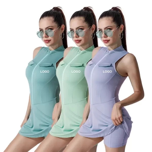 Customized Women's Sports Fitness Tennis Suit Sports Dress-3