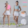 Customized Women's Sports Fitness Tennis Suit Sports Short Skirt-2