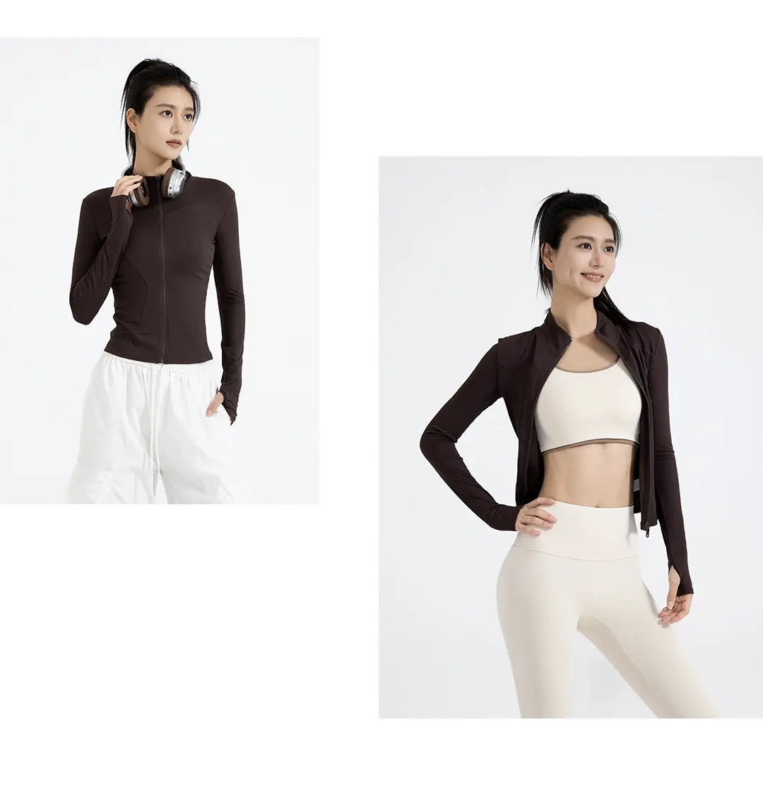 Activewear set designed for both fitness and leisure, offering breathability and ease of movement.